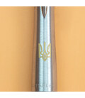 Ручка кулькова Parker URBAN UKRAINE Metro Metallic CT BP Тризуб жовт. 30335_T001y картинка, зображення, фото