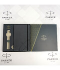 Подарочная коробка с блокнотом Parker GIFT24 Notebook Grey картинка, изображение, фото