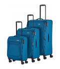 Набор чемоданов Travelite Chios Petrol TL080040-22 картинка, изображение, фото