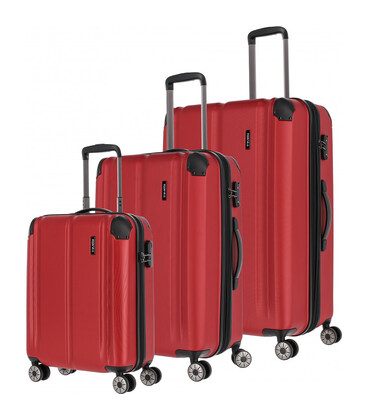 Набор чемоданов Travelite City Red TL073040-10 картинка, изображение, фото