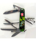 Складной нож Victorinox HUNTSMAN ZODIAC Зеленый деревянный дракон 1.3713.3.Z3240p картинка, изображение, фото
