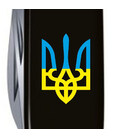 Складаний ніж Victorinox SPARTAN UKRAINE Тризуб синьо-жовт. 1.3603.3_T0016u картинка, зображення, фото