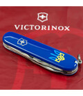 Складаний ніж Victorinox SPARTAN UKRAINE Тризуб синьо-жовт. 1.3603.2_T0016u картинка, зображення, фото