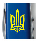 Складаний ніж Victorinox SPARTAN UKRAINE Тризуб ОУН жовт. 1.3603.2_T0308u картинка, зображення, фото