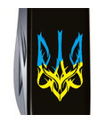 Складаний ніж Victorinox SPARTAN UKRAINE Тризуб готичний синьо-жовт. 1.3603.3_T0636u картинка, зображення, фото