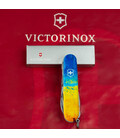 Складной нож Victorinox HUNTSMAN UKRAINE Желто-синий рисунок 1.3713.7.T3100p картинка, изображение, фото