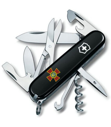 Складной нож Victorinox CLIMBER ARMY Эмблема НГУ 1.3703.3_W0100u картинка, изображение, фото