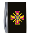 Складной нож Victorinox HUNTSMAN ARMY Эмблема ГШ ВСУ 1.3713.3_W0050u картинка, изображение, фото