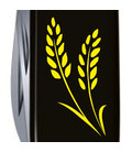 Складаний ніж Victorinox HUNTSMAN UKRAINE Колоски пшениці жовті 1.3713.3_T1330u картинка, зображення, фото