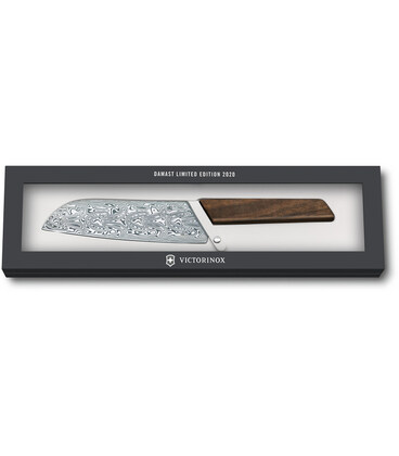 Кухонный нож Victorinox Swiss Modern Santoku Damast 6.9050.17J20 картинка, изображение, фото
