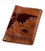 Обложка на паспорт Shvigel 13919 кожаная Коричневая картинка, изображение, фото