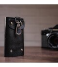 Стильна шкіряна ключниця Vintage 14934 Чорна картинка, зображення, фото
