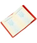 Обкладинка на паспорт Shvigel 13959 Crazy шкіряна Червона картинка, зображення, фото