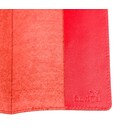 Шкіряна обкладинка на паспорт з ромбами SHVIGEL 13972 Червона картинка, зображення, фото
