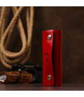 Стильная женская кожаная ключница Shvigel 16530 Красный картинка, изображение, фото