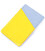 Оригінальний шкіряний картхолдер комбі двох кольорів Серце GRANDE PELLE 16701 Жовто-блакитний картинка, зображення, фото