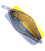 Вместительная кожаная ключница комби двух цветов Сердце GRANDE PELLE 16716 Желто-голубая картинка, изображение, фото