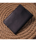 Надежная обложка на паспорт в винтажной коже Слава ЗСУ GRANDE PELLE 16724 Черная картинка, изображение, фото