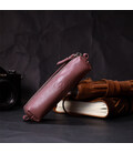 Стильная женская кожаная ключница GRANDE PELLE 16791 Пудровый картинка, изображение, фото