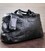 Дорожная сумка SHVIGEL 11120 кожаная Черная картинка, изображение, фото