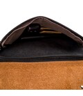 Дорожная сумка текстильная с карманом Vintage 20192 Черная картинка, изображение, фото