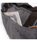 Дорожная сумка текстильная Vintage 20137 Серая картинка, изображение, фото