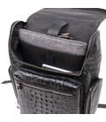 Рюкзак под рептилию кожаный Vintage 20431 Черный картинка, изображение, фото