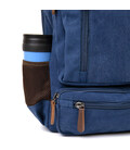 Рюкзак текстильный дорожный унисекс на два отделения Vintage 20613 Синий картинка, изображение, фото