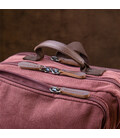 Рюкзак текстильний дорожній унісекс на два відділення Vintage 20615 Малиновий картинка, зображення, фото
