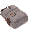 Рюкзак текстильный дорожный унисекс Vintage 20618 Серый картинка, изображение, фото