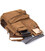 Рюкзак текстильный дорожный унисекс Vintage 20619 Коричневый картинка, изображение, фото
