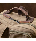 Рюкзак текстильный дорожный унисекс Vintage 20620 Оливковый картинка, изображение, фото