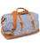Дорожня сумка текстильна жіноча в смужку Vintage 20667 Біла картинка, зображення, фото