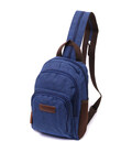 Надежный рюкзак из полиэстера с большим количеством карманов Vintage 22146 Синий картинка, изображение, фото