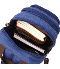 Надійний рюкзак з поліестру з великою кількістю кишень Vintage 22146 Синій картинка, зображення, фото