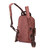 Невеликий рюкзак з поліестру з великою кількістю кишень Vintage 22150 Коричневий картинка, зображення, фото
