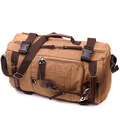 Сучасний рюкзак-трансформер у стилі мілітарі із щільного текстилю Vintage 22160 Коричневий картинка, зображення, фото