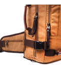 Сучасний рюкзак-трансформер у стилі мілітарі із щільного текстилю Vintage 22160 Коричневий картинка, зображення, фото