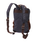 Практичний текстильний рюкзак з ущільненою спинкою та відділенням для планшета Vintage 22168 Чорний картинка, зображення, фото