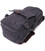 Зручний текстильний рюкзак у стилі мілітарі Vintagе 22179 Чорний картинка, зображення, фото