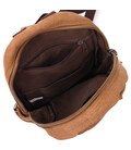 Вместительный текстильный рюкзак в стиле милитари Vintagе 22180 Коричневый картинка, изображение, фото