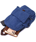 Функциональный текстильный рюкзак в стиле милитари Vintagе 22181 Синий картинка, изображение, фото