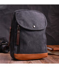 Рюкзак для чоловіків із щільного текстилю Vintage 22182 Чорний картинка, зображення, фото