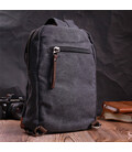 Рюкзак для чоловіків із щільного текстилю Vintage 22182 Чорний картинка, зображення, фото