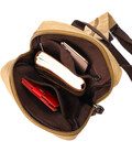 Удобный рюкзак для мужчин из плотного текстиля Vintage 22185 Песочный картинка, изображение, фото