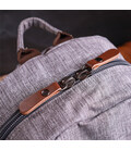 Чудовий рюкзак чоловічий з текстилю Vintage 22240 Сірий картинка, зображення, фото