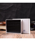 Стильный кард-кейс из натуральной кожи ST Leather 22447 Черный картинка, изображение, фото