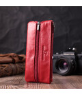 Яркая кожаная ключница на молнии ST Leather 22557 Красный картинка, изображение, фото
