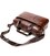Деловая мужская сумка из зернистой кожи Vintage 14836 Коричневая картинка, изображение, фото
