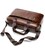Деловая мужская сумка из зернистой кожи Vintage 14837 Коричневая картинка, изображение, фото
